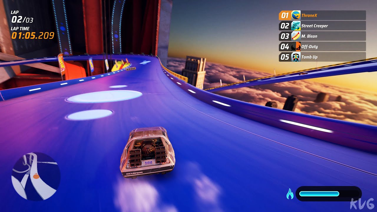 Hot Wheels Unleashed - Back to the Future Time Machine 2016 (Hot Wheels Entertainment) - Gameplay