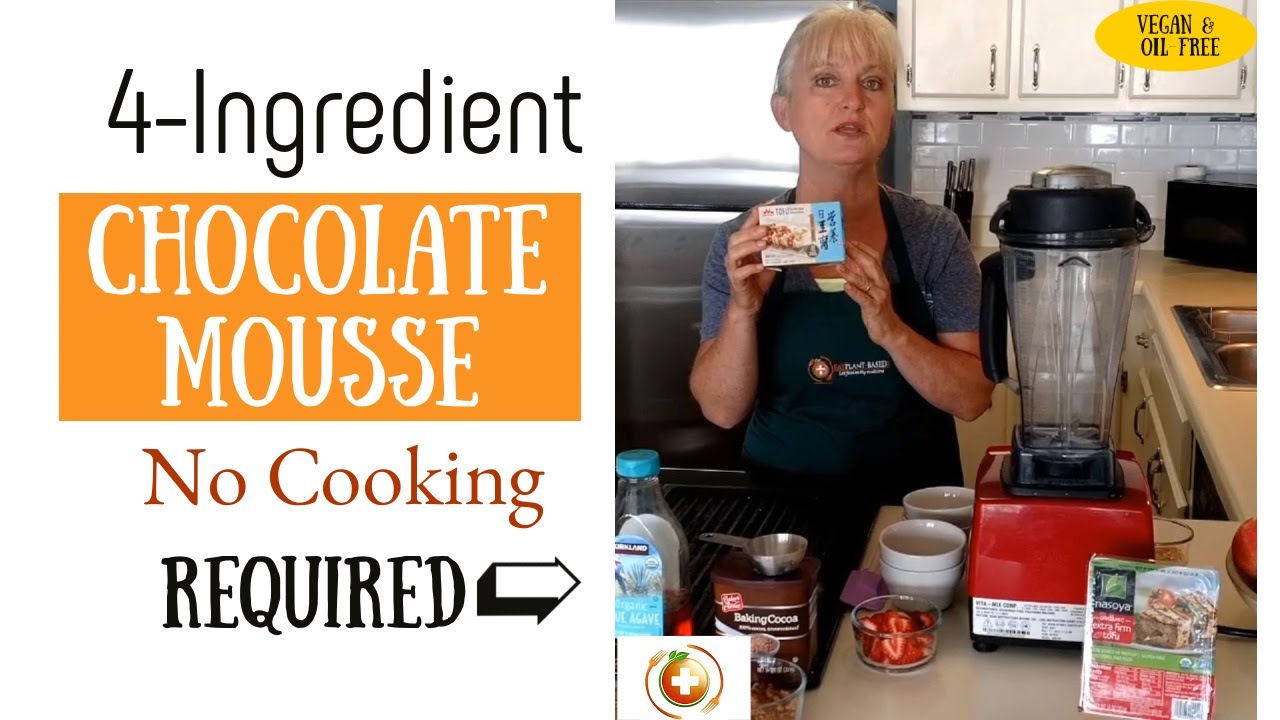 Vegan CHOCOLATE MOUSSE That Even Kids Can Make