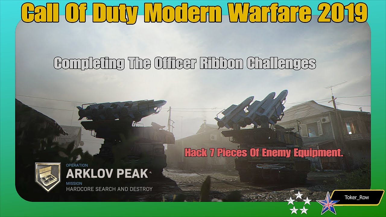 Completing Officer Ribbon Challenges - Hack 7 pieces of enemy equipment - Call Of Duty MW 2019