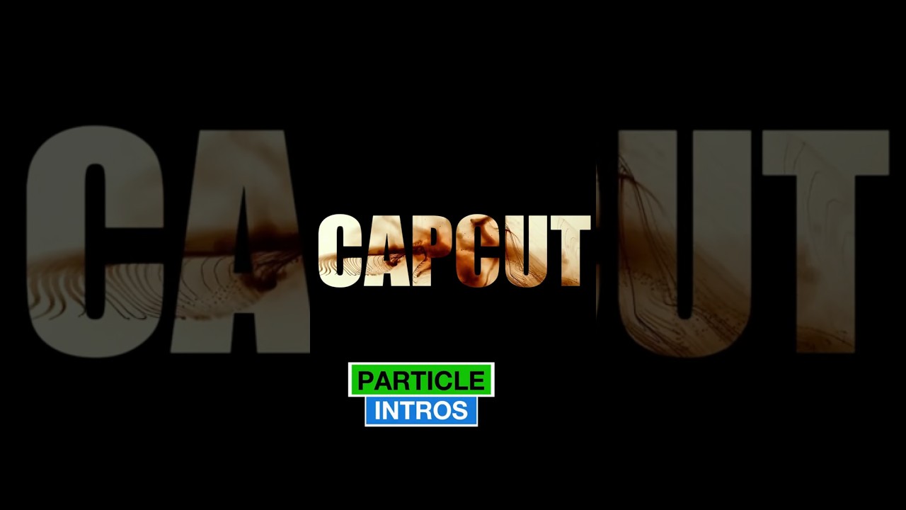 CapCut Text Intro