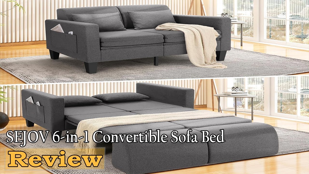 SEJOV 6-in-1 Convertible Sofa Bed Review - Is It Worth The Investment?