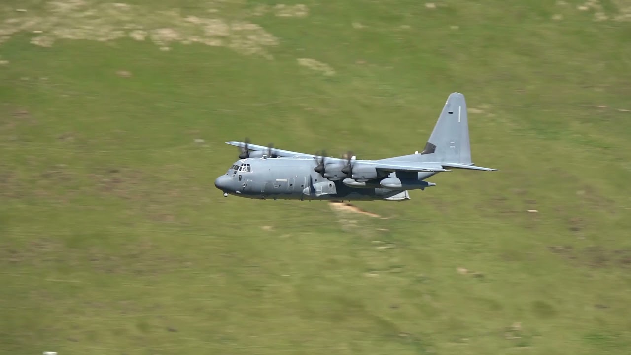 Mach loop  MC-130 , F15E, Navy HawkT1. 15/06/21