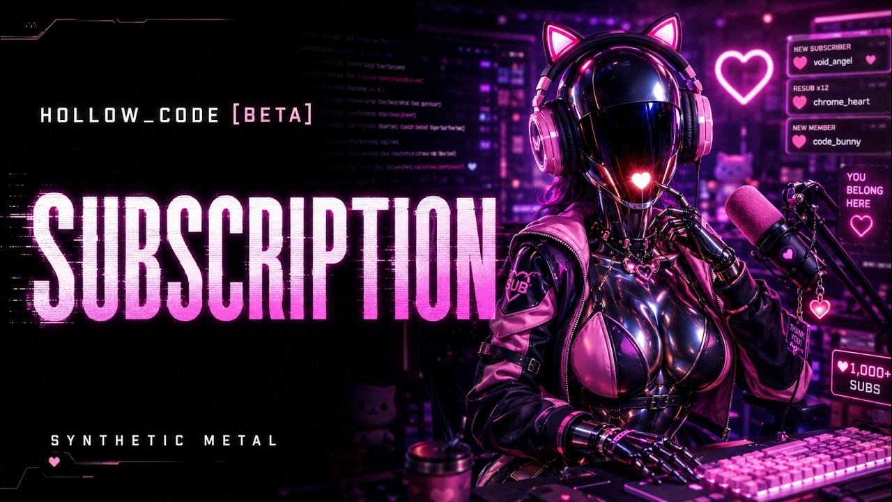 HOLLOW_CODE - SUBSCRIPTION // Synthetic Synthpop/Metal [BETA]