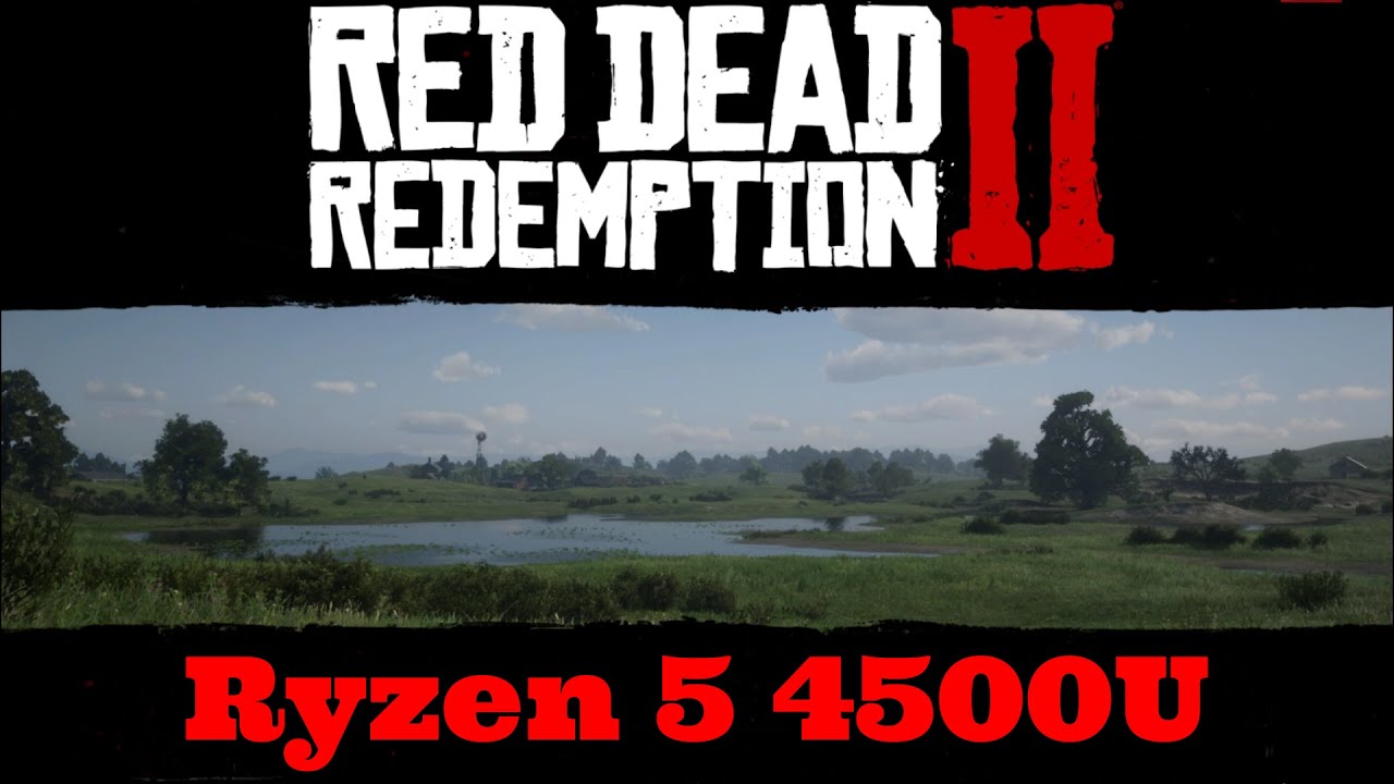 Ryzen 5 4500U Gaming - Red Dead Redemption 2 - Game Testing - Lenovo Ideapad 5