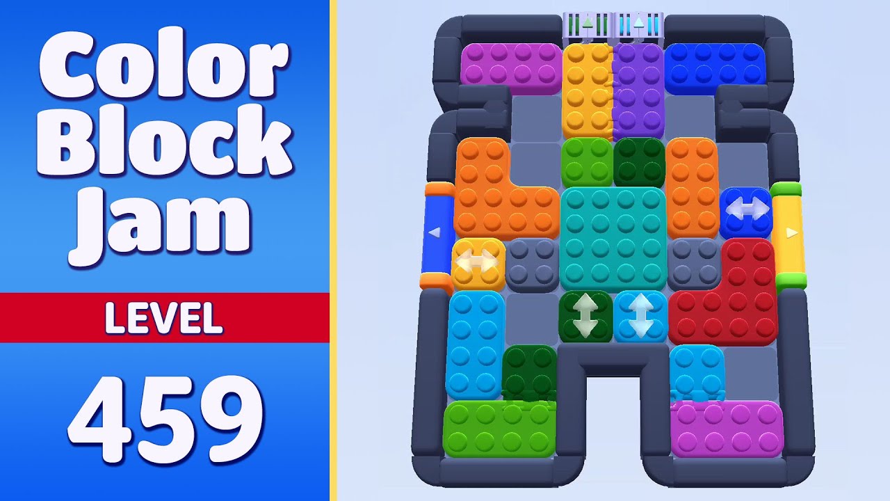 Color Block Jam Level 459 | Every Puzzle Solved! 🎯