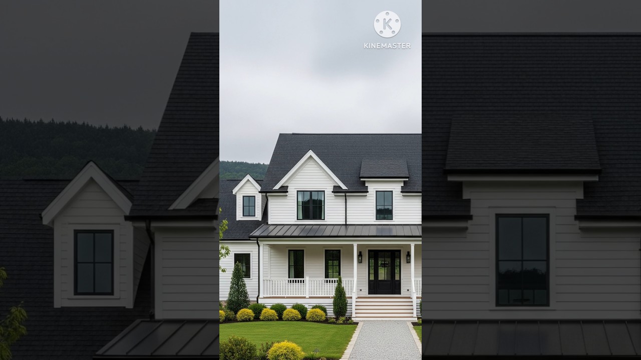 A Classic American Two-Story Farmhouse style with a modern twist surrounded by peaceful atmosphere