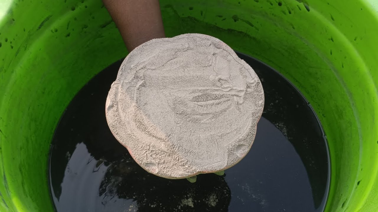 Cement ashes  pouring in water || Satisfying ASMR