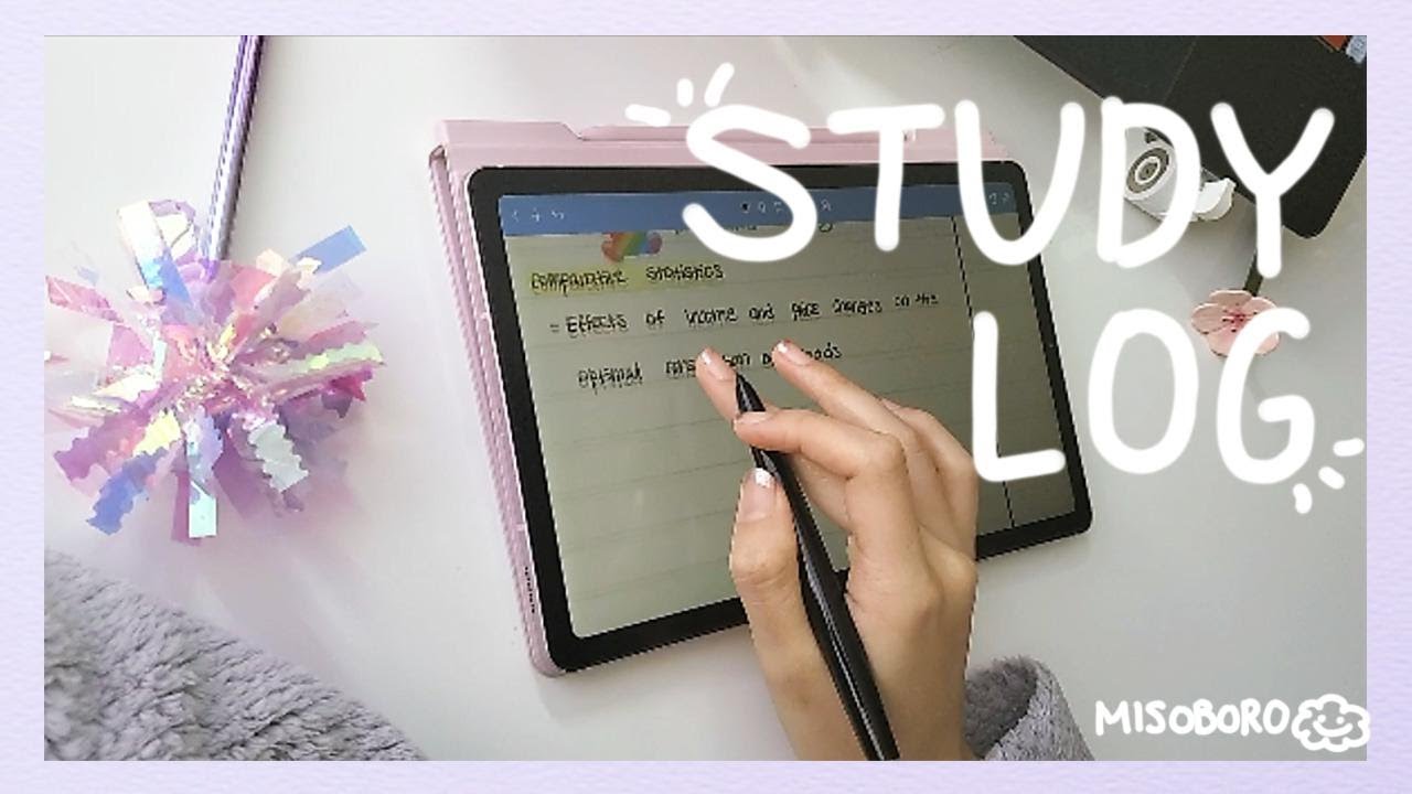 (ENG) 미국 대학생 스터디로그 | 정말 알바, 수업, 공부만 반복하는 일상 | 아이비리그 | 갤럭시탭 | 삼성노트북 | Study vlog | Study motivation