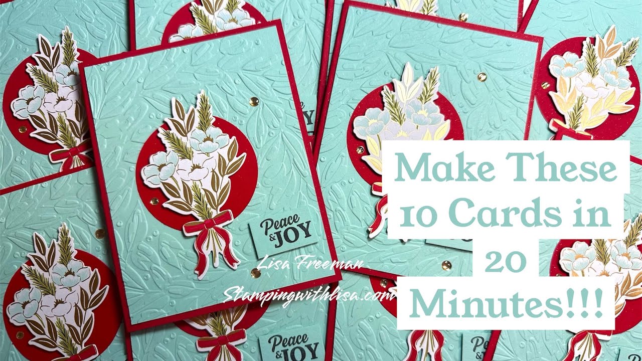 10 Christmas Cards in 20 Minutes!!!