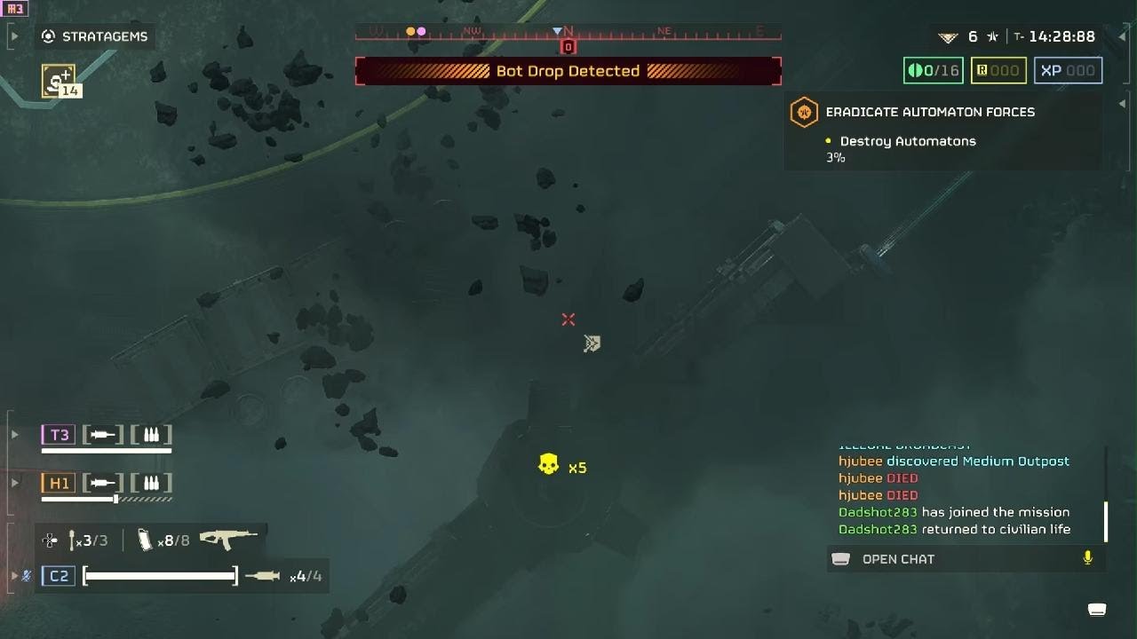 HELLDIVERS 2_ Martle , Eradicate automaton forces, Family squad mission.
