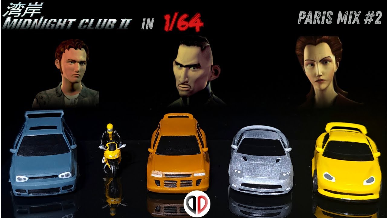 Making Midnight Club 2 Cars In 1/64 - Paris Mix #2