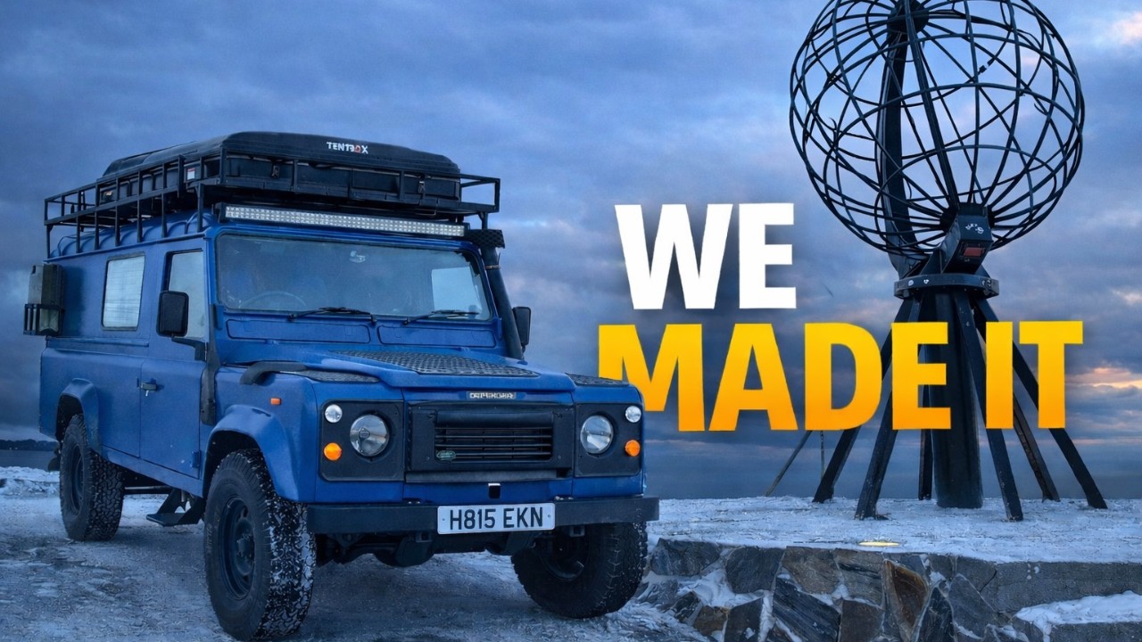 My Overland trip to the Artic circle (Nordkapp)  in a 34 year old Landrover Defender 200tdi - 2026
