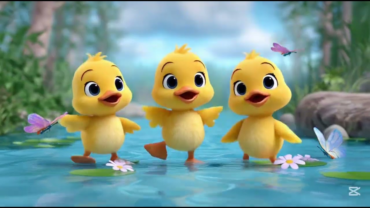 5 Little Ducks – Fun & Playful Nursery Rhyme 2025 | Sing & Dance Along!”