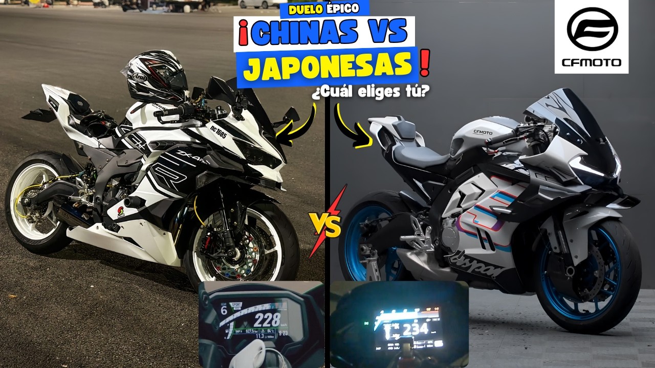 CFMOTO 675 SR-R VS KAWASAKI ZX-4R 🔥| Aspar Tam vs Kawasaki Racing Team !! 💀 Speecs, top speed y más!