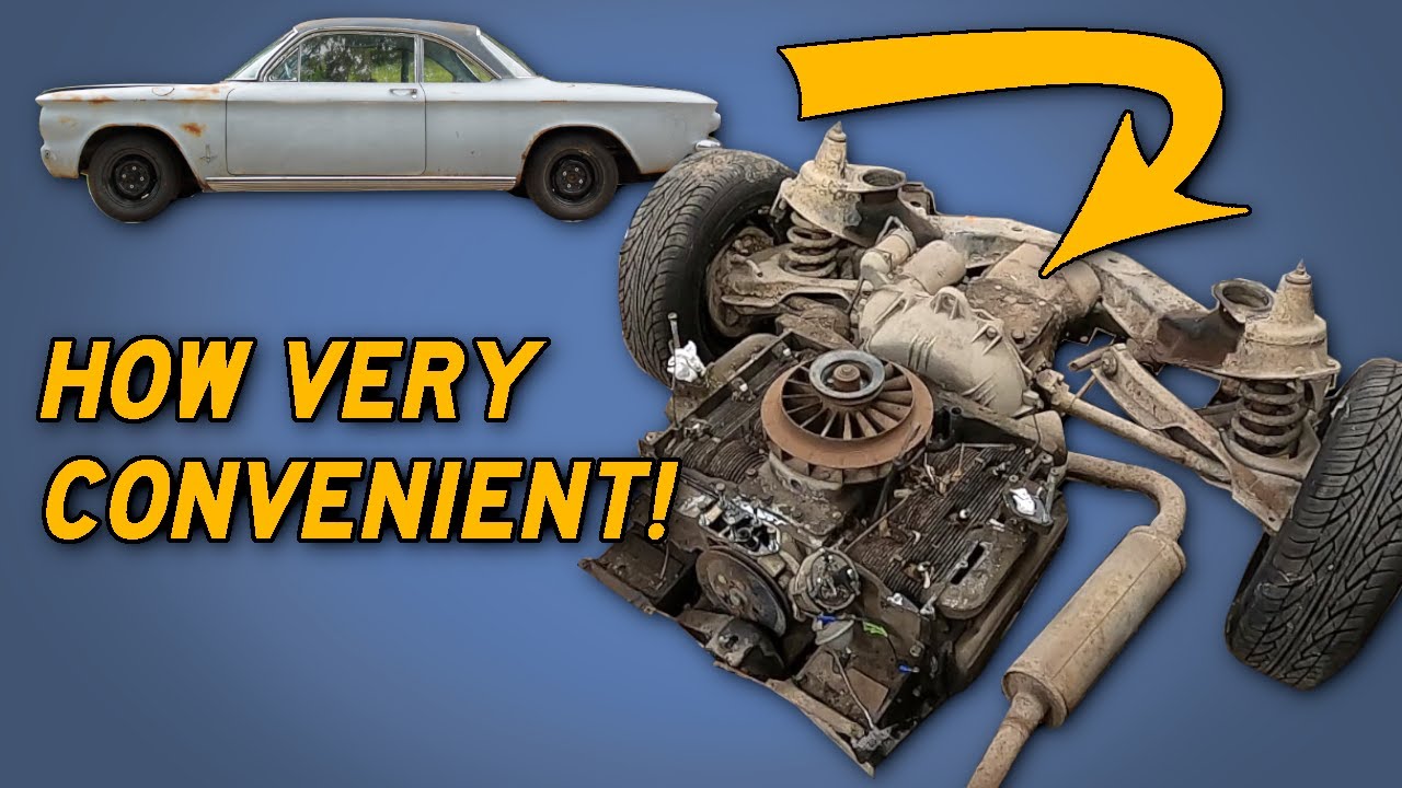 Тянет ВСЮ трансмиссию Corvair!