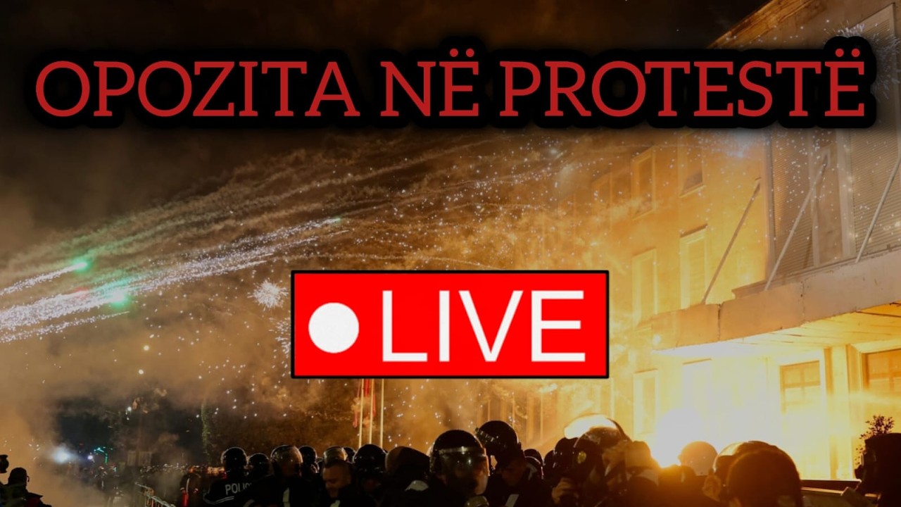 🔴LIVE: Opozita rrethon kryeministrinë, ç'po ndodh poshtë zyrës së Ramës? Tendion dhe përplasje?