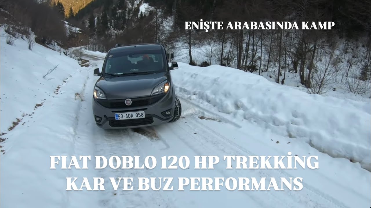 FIAT DOBLO BUZ GİBİ HAVADA KAMP ❄️ TÜRKİYE‘ DE BİR İLK,DOBLO OFFROAD