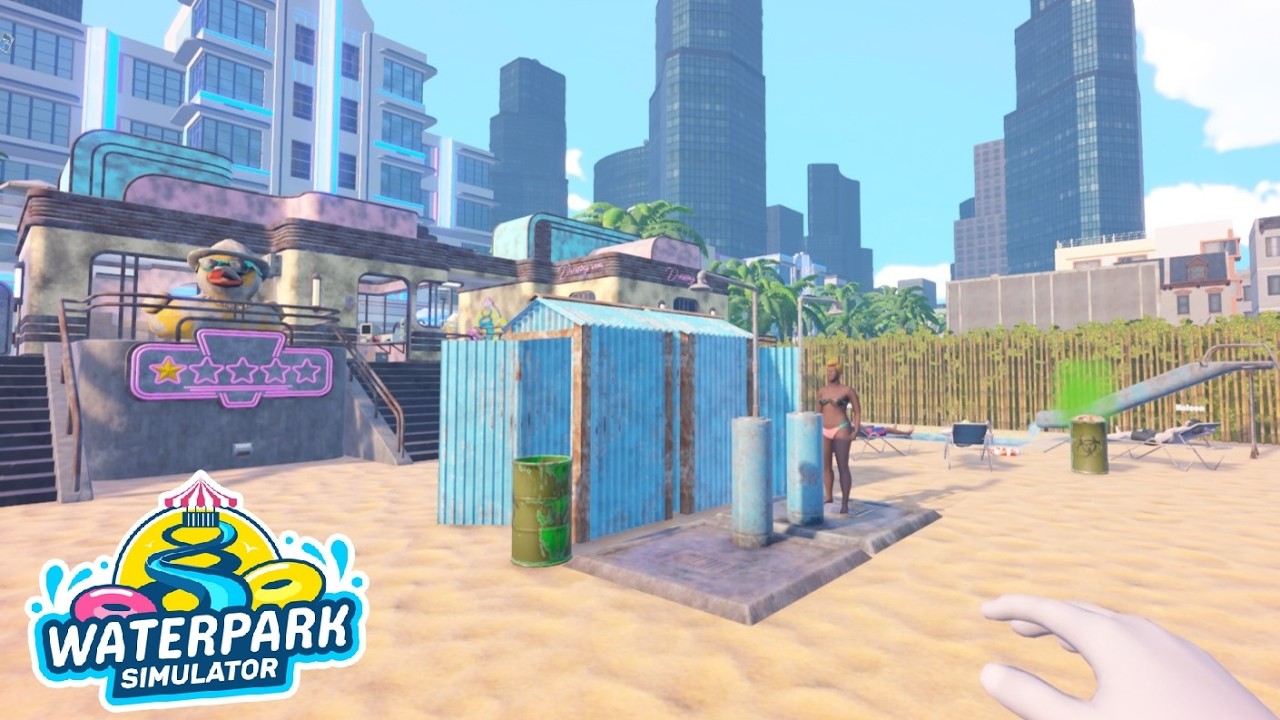Beach Waterpark Begins With 1.0 ~ Waterpark Simulator
