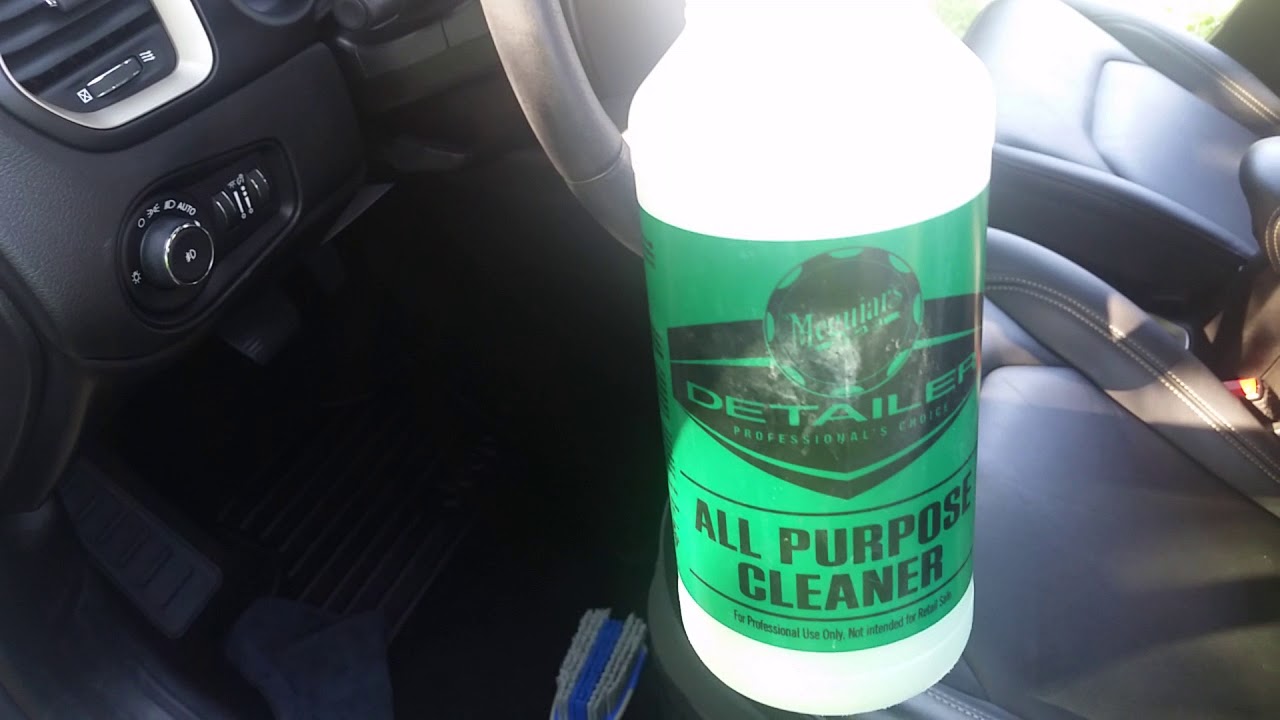 Using Meguiars APC to clean Leather