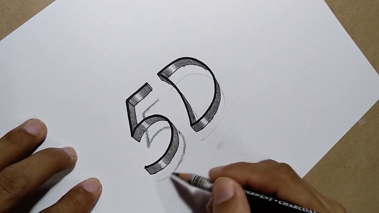 How to draw trending 5D DRAWING, 5D ILLUSION
