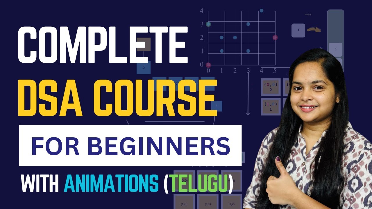 Data Structures and Algorithms in Telugu | DSA Full Course | DSA in telugu | Data Structures | DAA