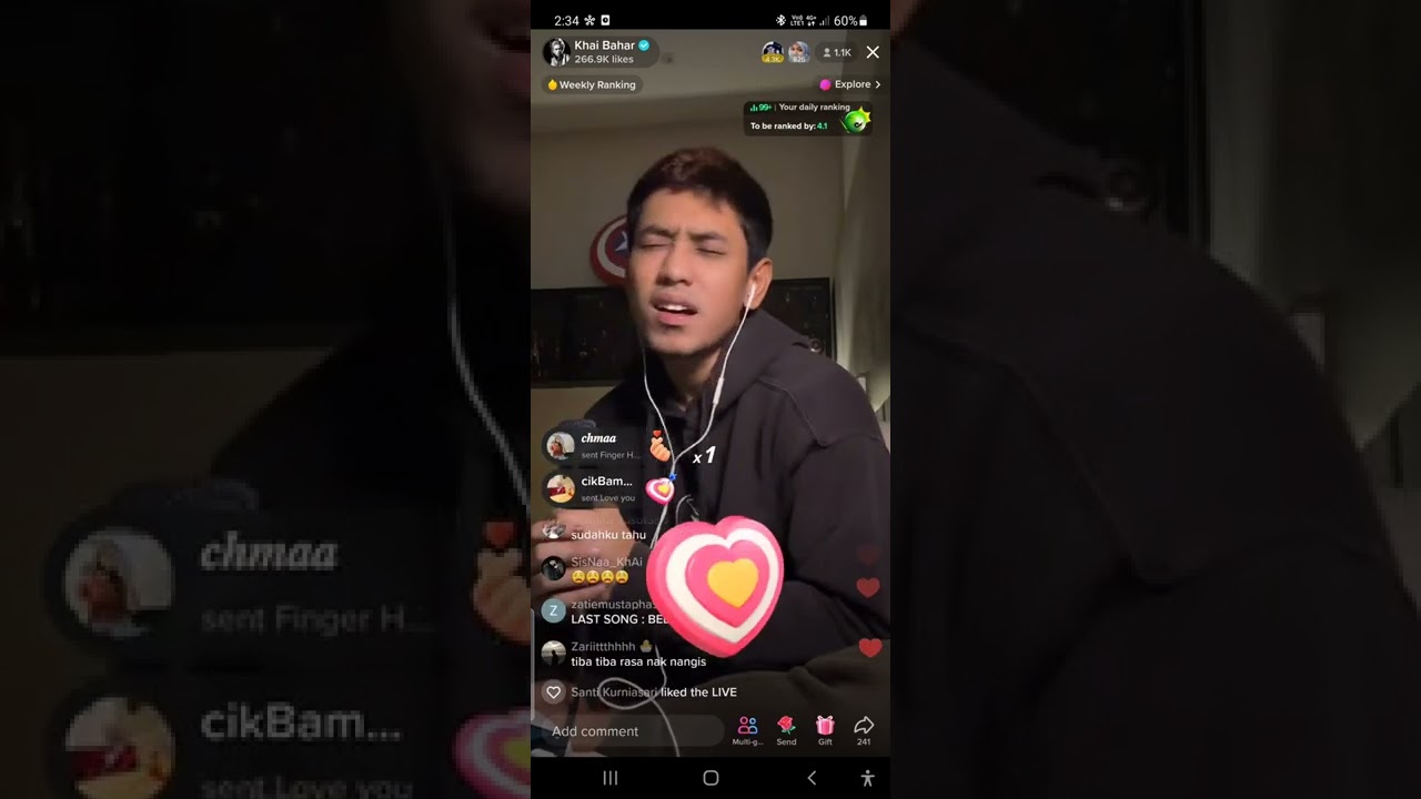 (22) Khai Bahar - Cinta Tak Bersyarat (Element) Tiktok LIVE 27/11/2022