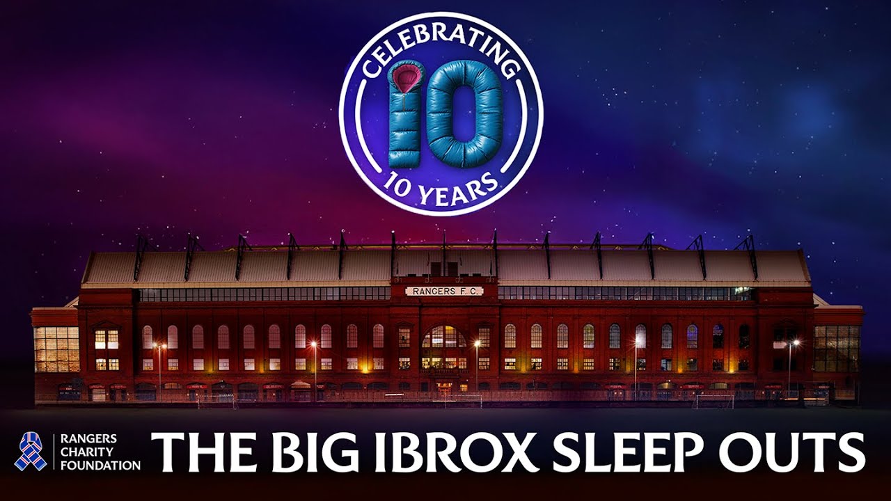 Celebrating a decade of tacking homelessness with the Big Ibrox Sleep Outs