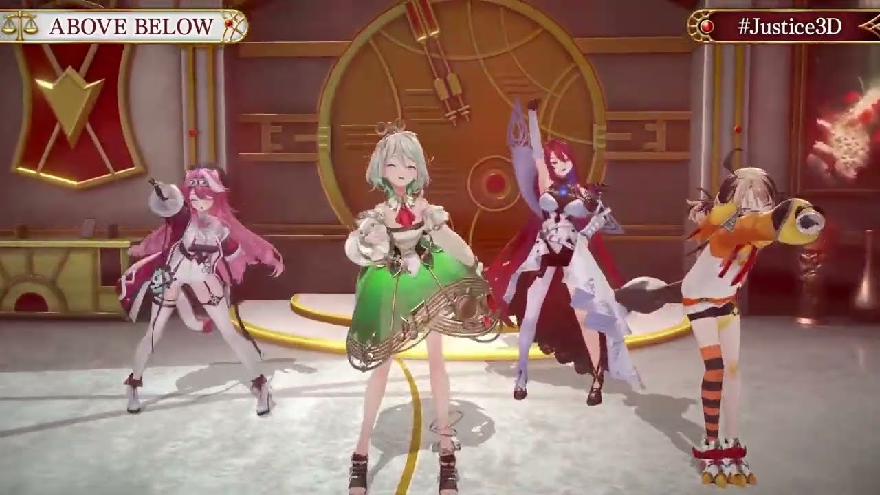 【Justice3D】​​ABOVE BELOW / hololive English - Justice -