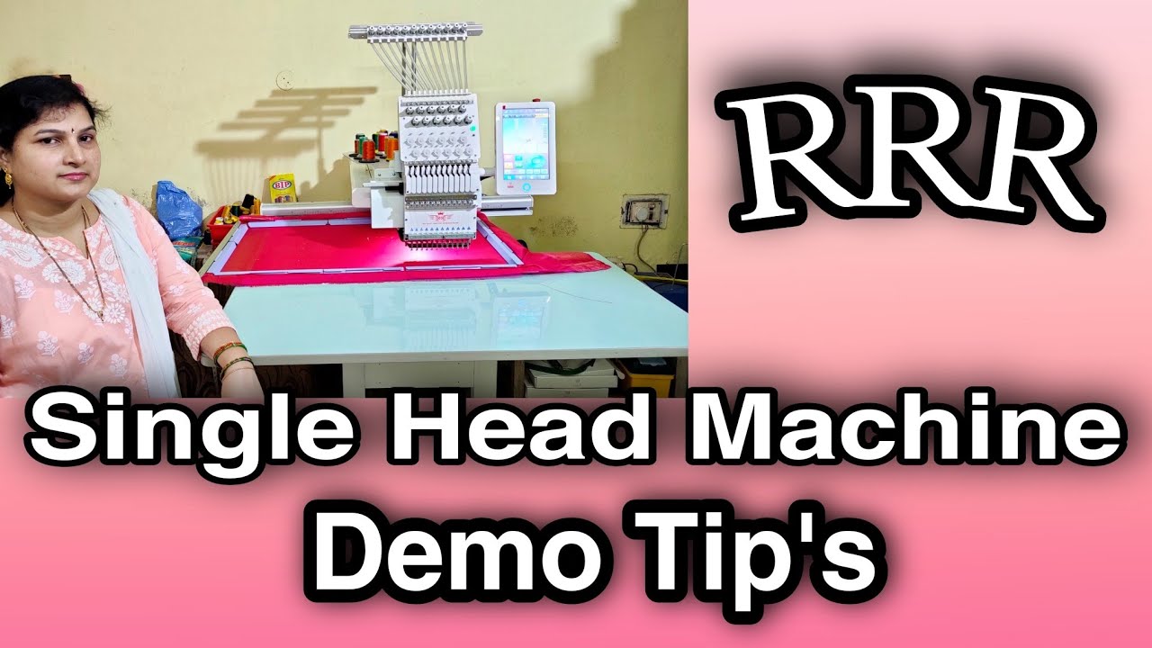RRR Single Head Machine || Butti Editing Demo Tip's || Vizag