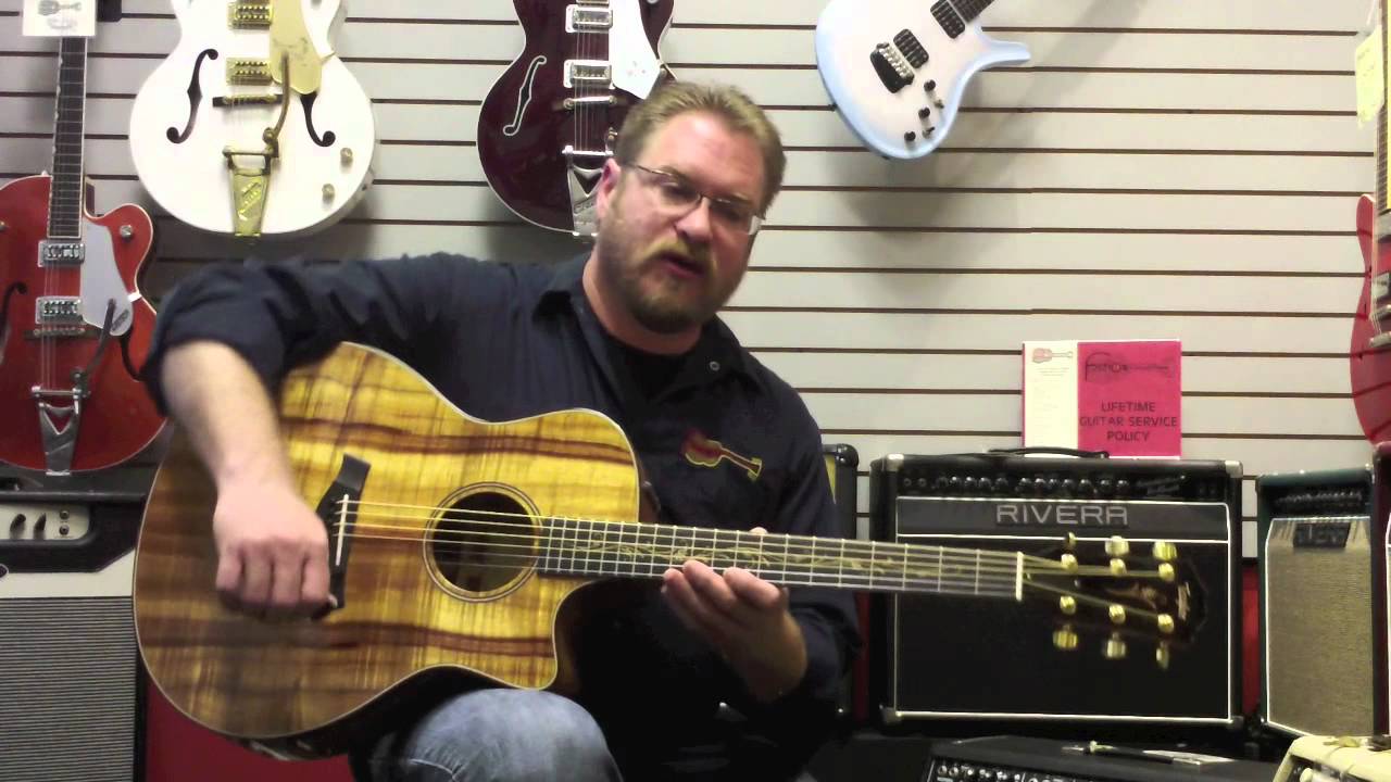2012 Taylor K26ce Hawaiian Koa Grand Symphony Cutaway Acoustic Electric