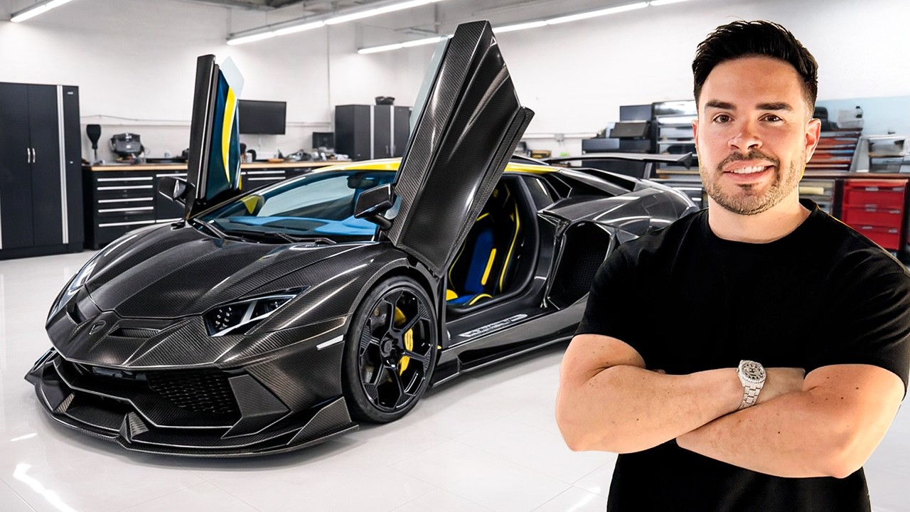 MI NUEVO LAMBORGHINI AVENTADOR 100% FIBRA DE CARBONO WIDEBODY!