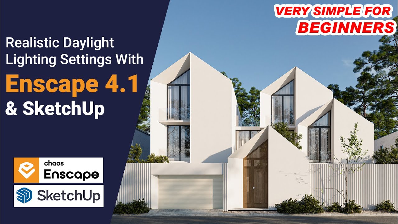 УРОКИ ENSCAPE | Урок 40: Легко настроить идеальный дневной свет с Enscape 4.1