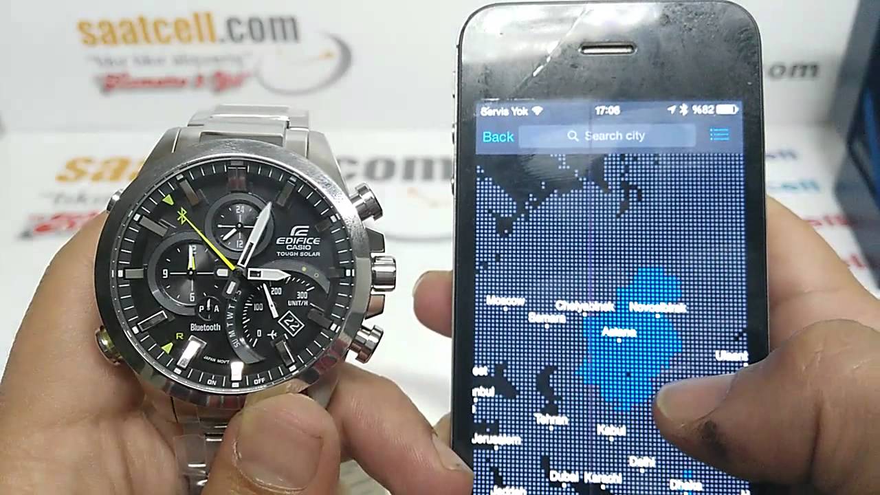 Casio Edifice EQB-500D-1A Akıllı telefona bağlanma özellikli saat incelemesi (Türkçe)
