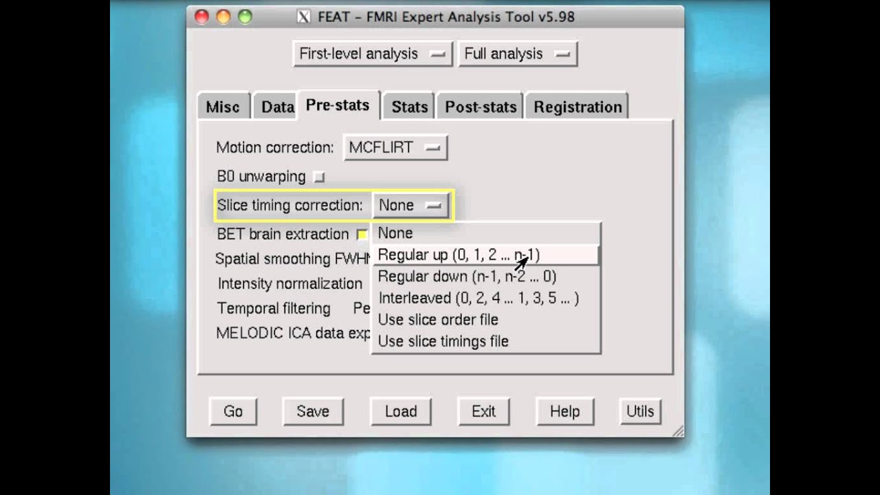 FSL Tutorial 2: FEAT (Part 1)