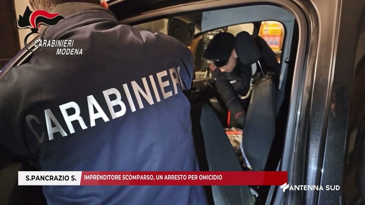 15 GENNAIO 2025    SAN PANCRAZIO SALENTINO BR    IMPRENDITORE SCOMPARSO, UN ARRESTO PER OMICIDIO