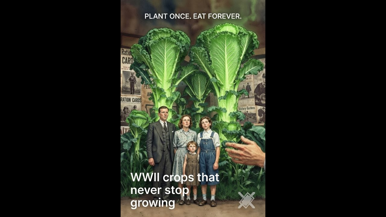 The WWII Vegetables That Grow Like Trees — Plant Once, Harvest For Decades. Why Did They Disappear?