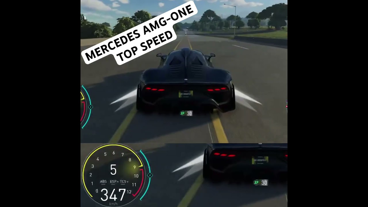 Testing the top speed on the Mercedes AMG-One - The Crew Motorfest #amg #mercedes #thecrewmotorfest