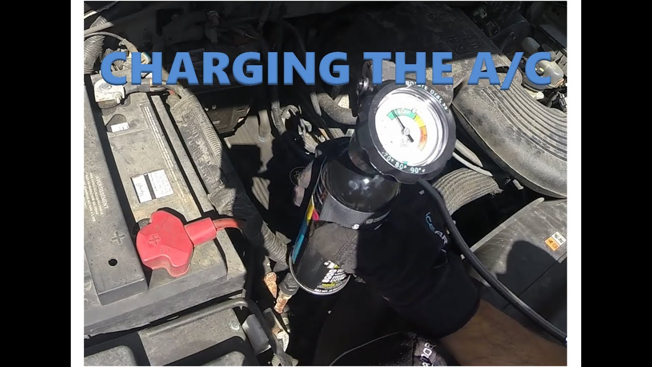 CHARGING THE A/C ON A 2003 FORD F150
