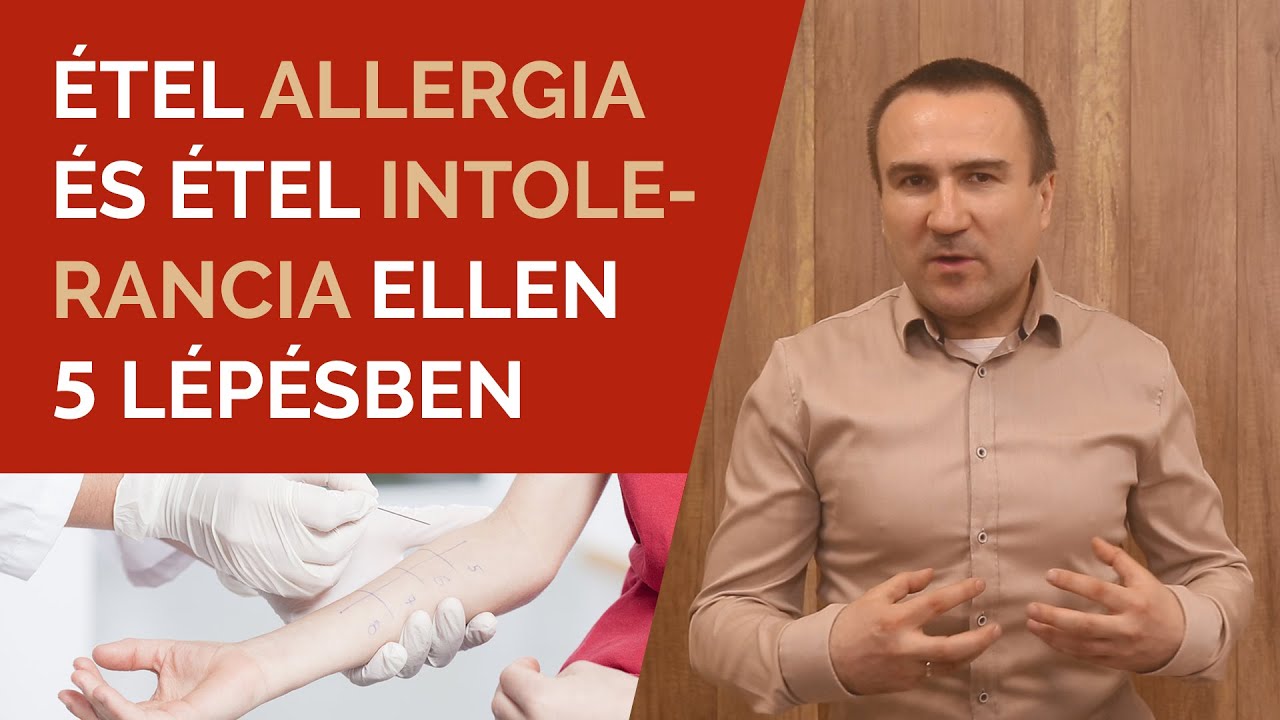 &Eacute;tel Allergia &eacute;s Intolerancia ellen 5 l&eacute;p&eacute;sben