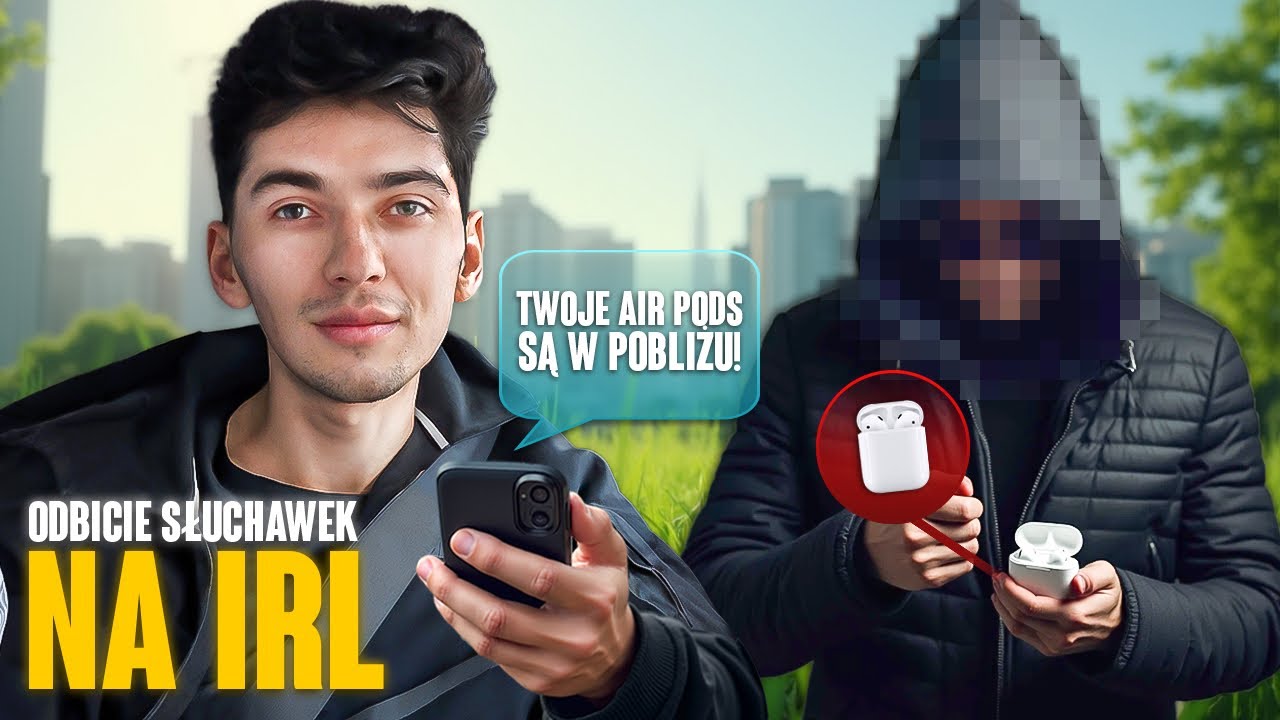 🇺🇦Ukrainiec🇺🇦 Ukradł airpodsy Pieczarce :o  🔥Odbicie słuchawek🔥| Grendy IRL