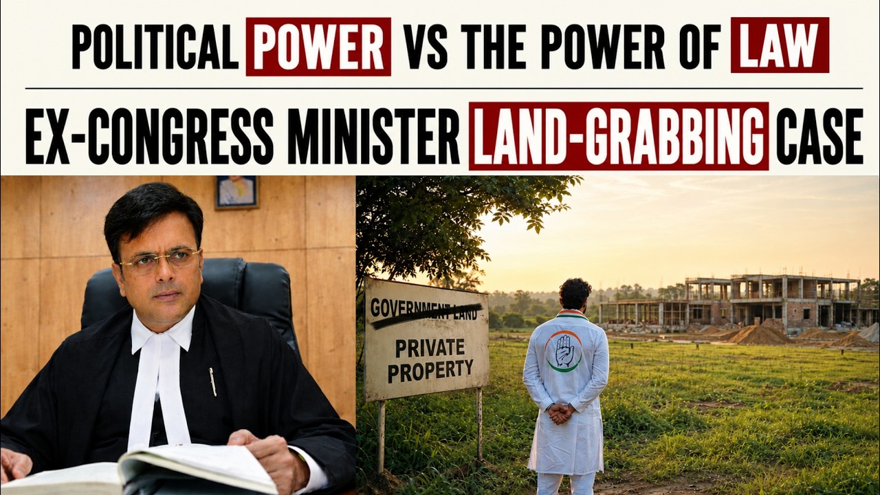 EX-CONGRESS MINISTER LAND-GRABBING CASE &ndash; JUDGE: THIS BETRAYS PUBLIC TRUST