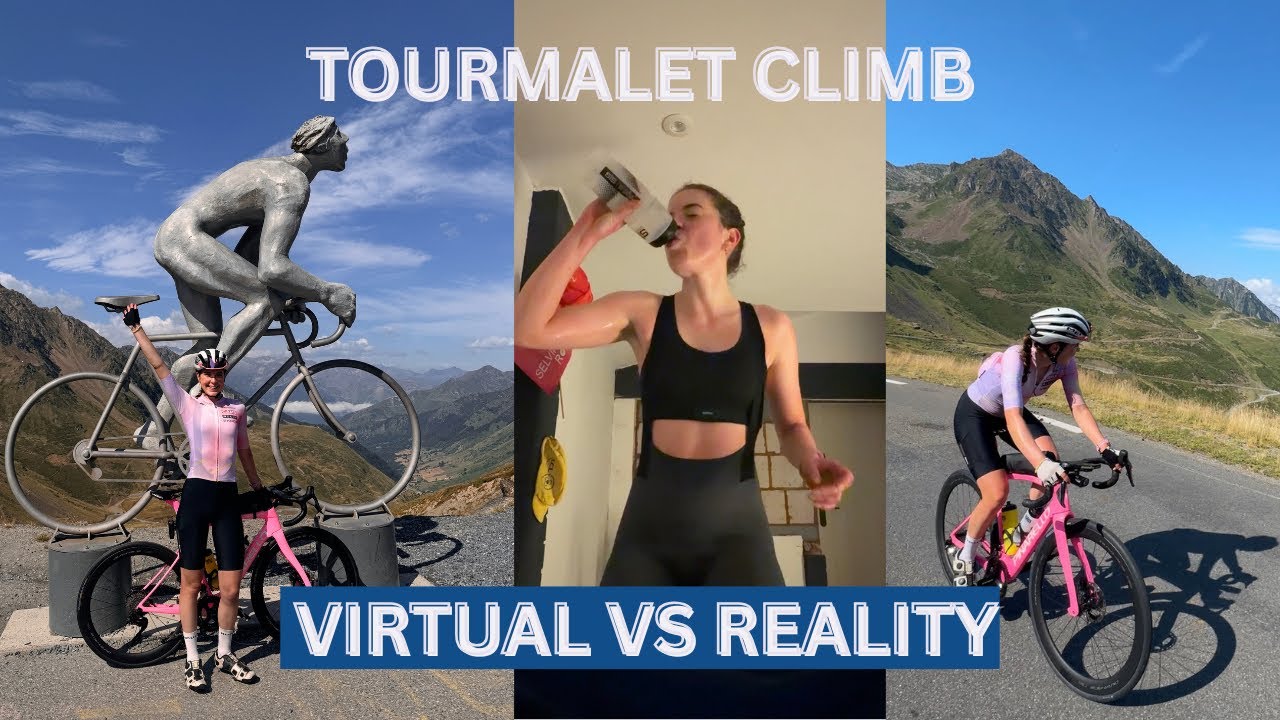 TOURMALET CLIMB VIRTUAL VS REALITY 