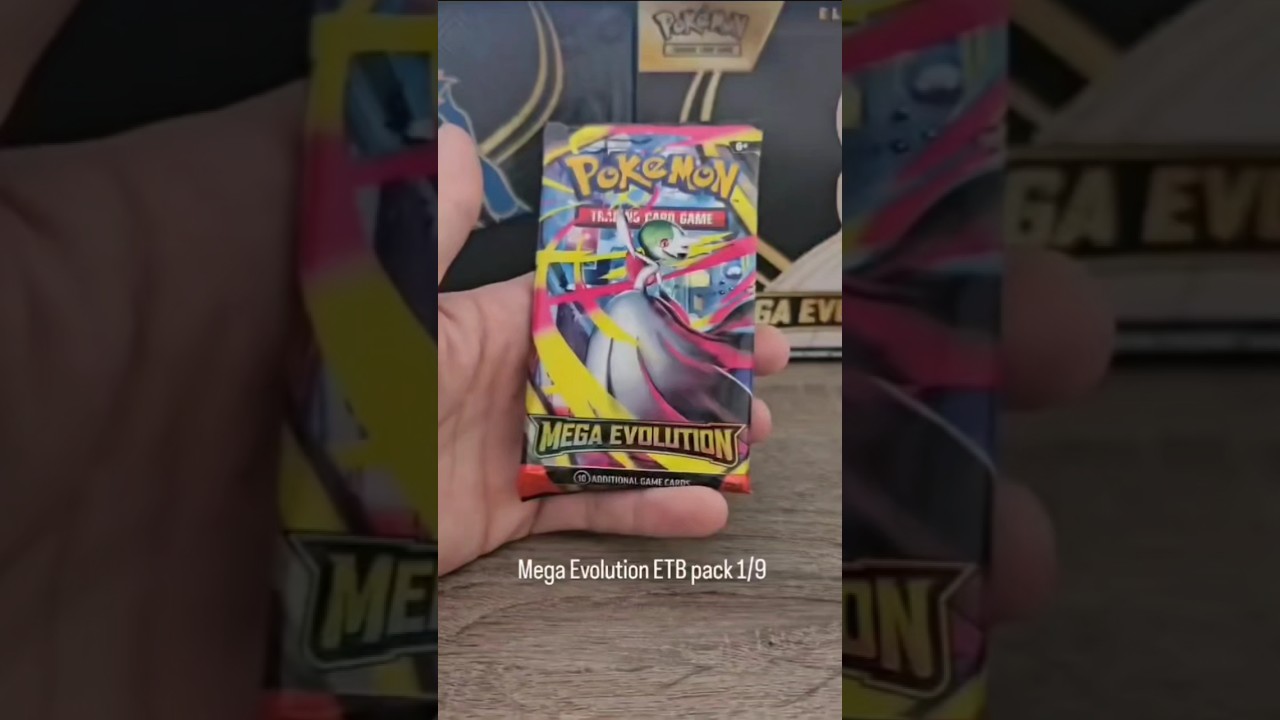 Pack Opening Pokemon Mega Evolution ETB pack 1/9 #megaevolution #etb #pokemon