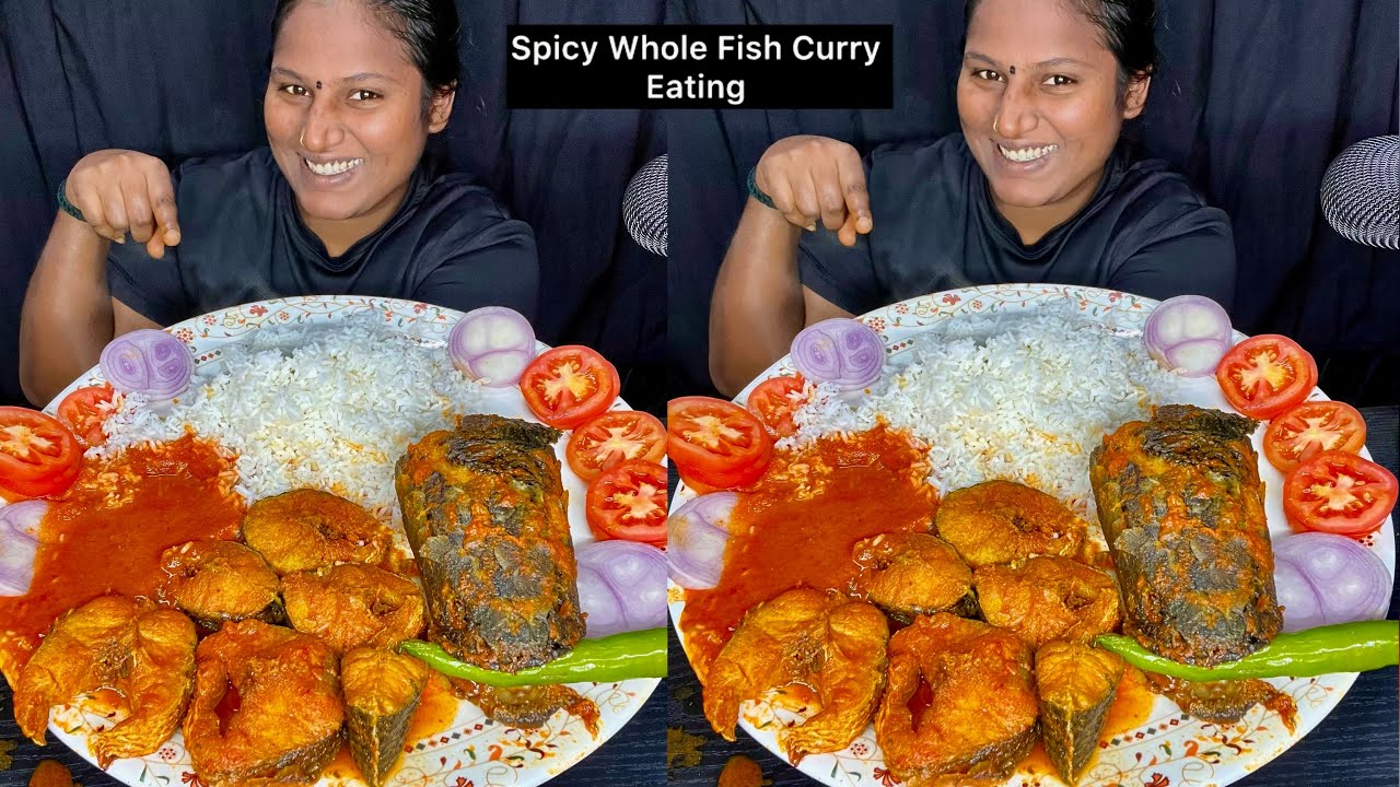 Spicy Whole Fish Curry Eating Challenge | Video 212