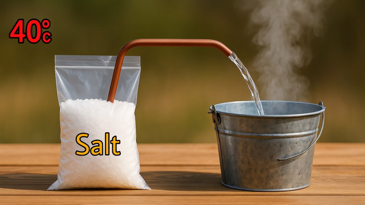 This Salt Trick… Gives You Hot Water in Your Home for Life