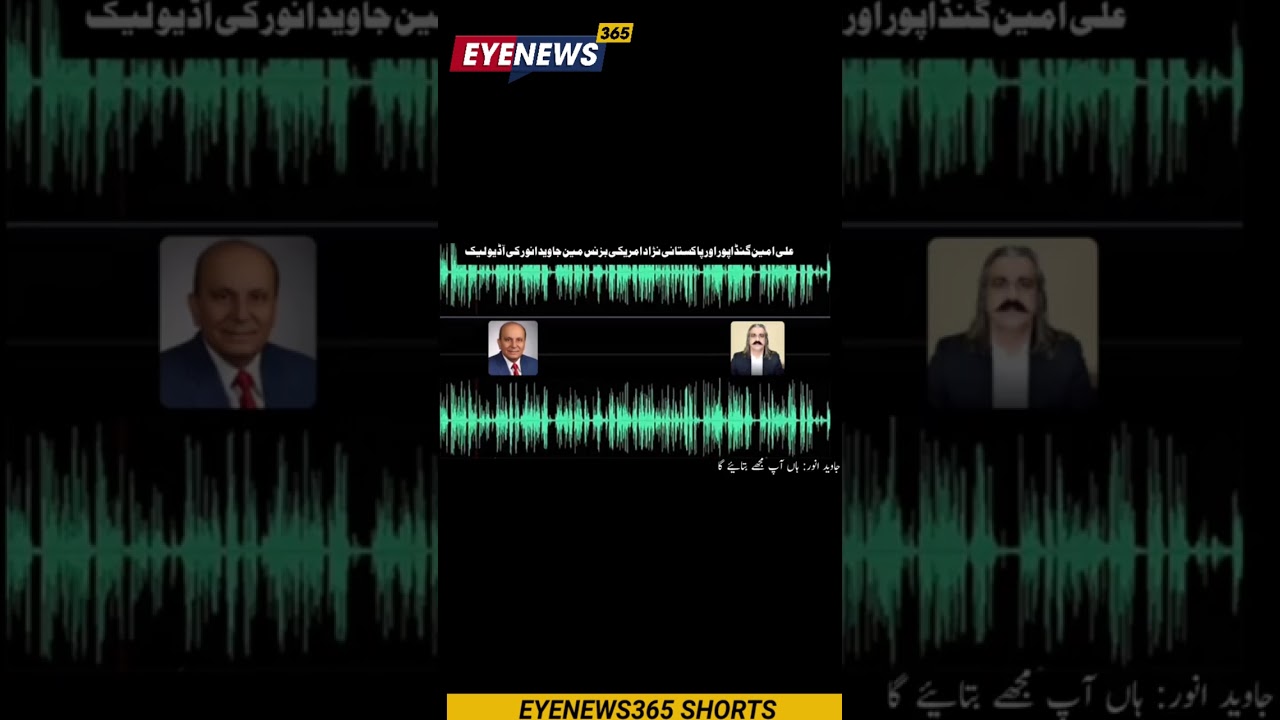 Ali Amin Gandapur Another Leaked Audio