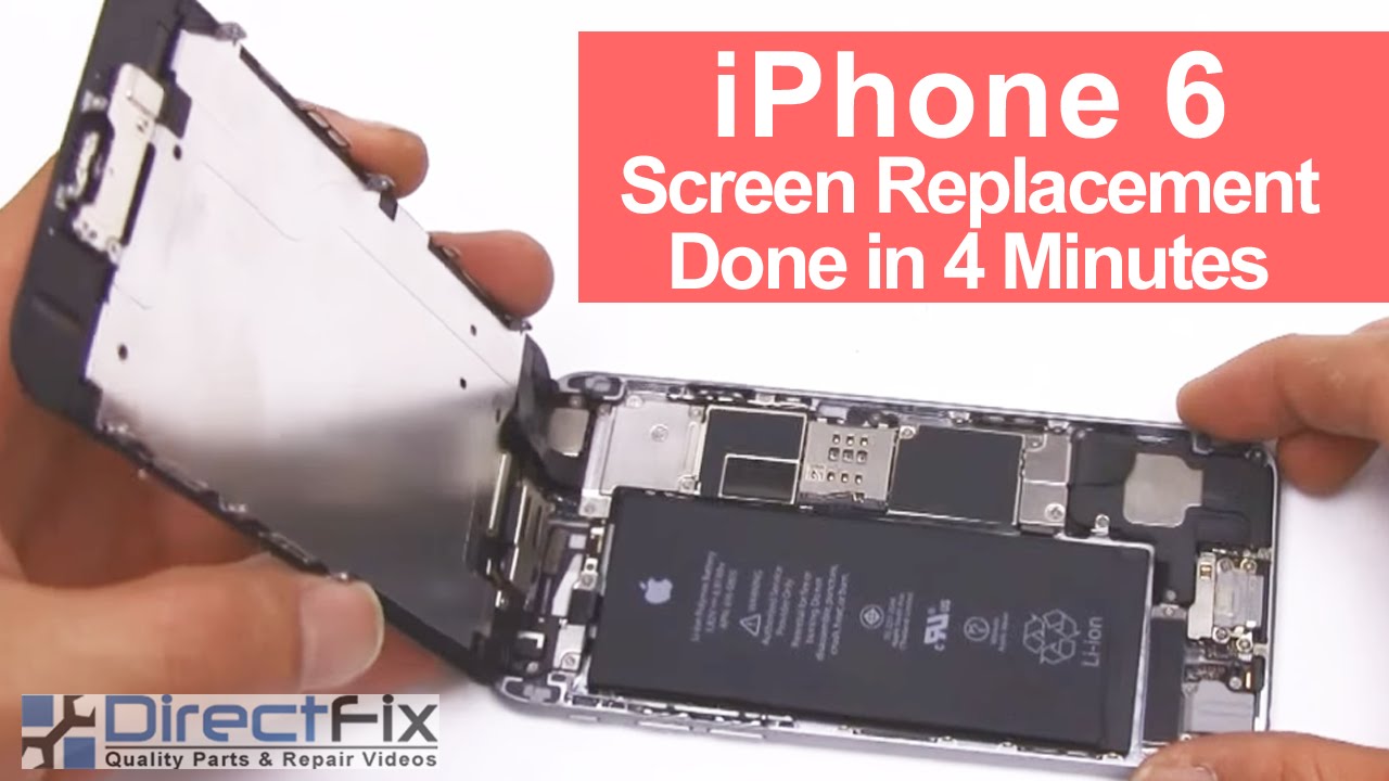 iPhone 6 Screen Replacement done in 4 Minutes