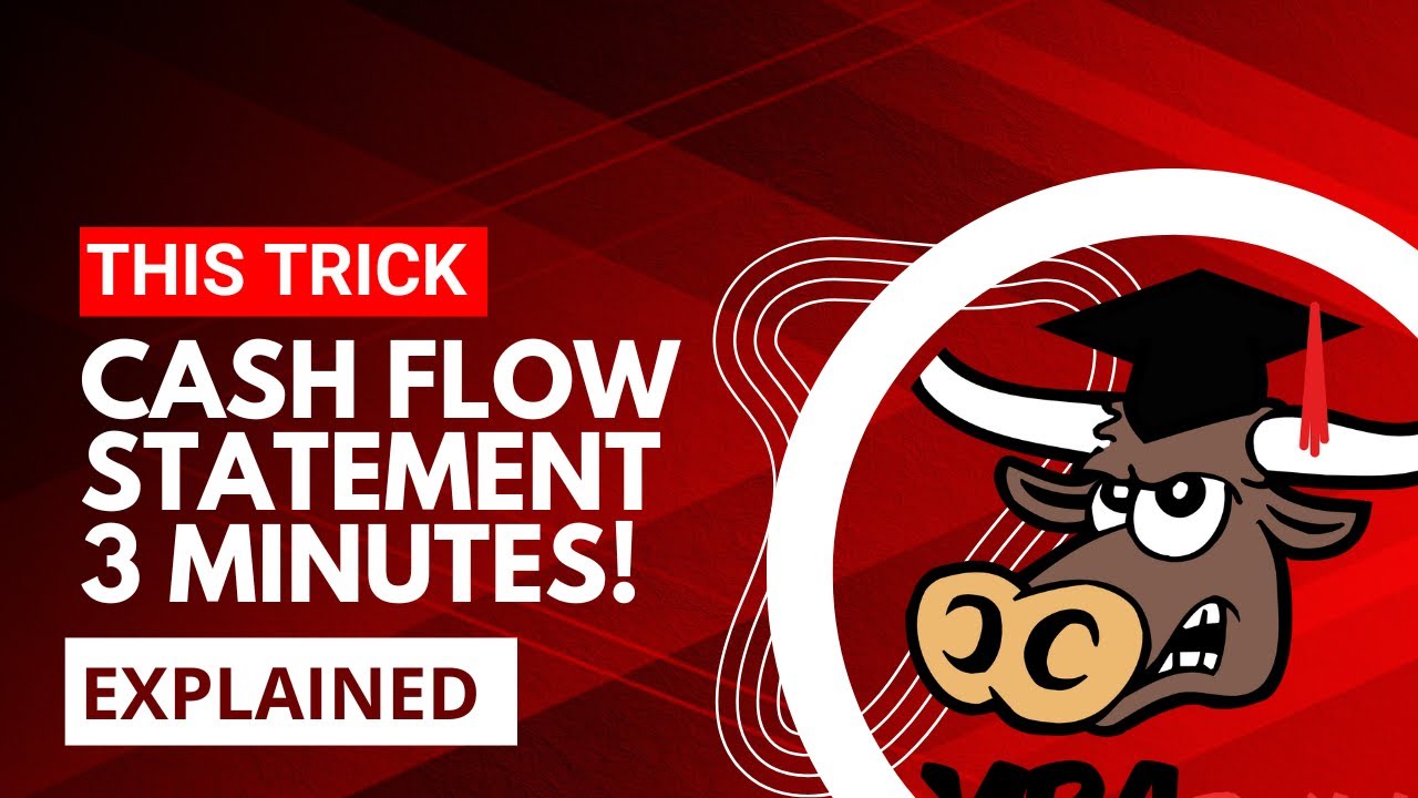 🔴 Cash Flow Statement Tutorial & Cash Flow Statement Analysis & Free Cash Flow Explained