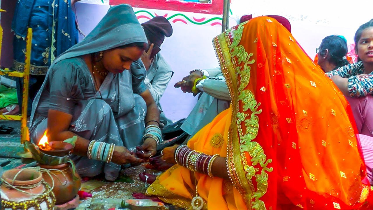 Indian Bagheli Shadi Mukesh Sang Kranti Ki Marriage All Wedding Ki Rasam #vivahvideo