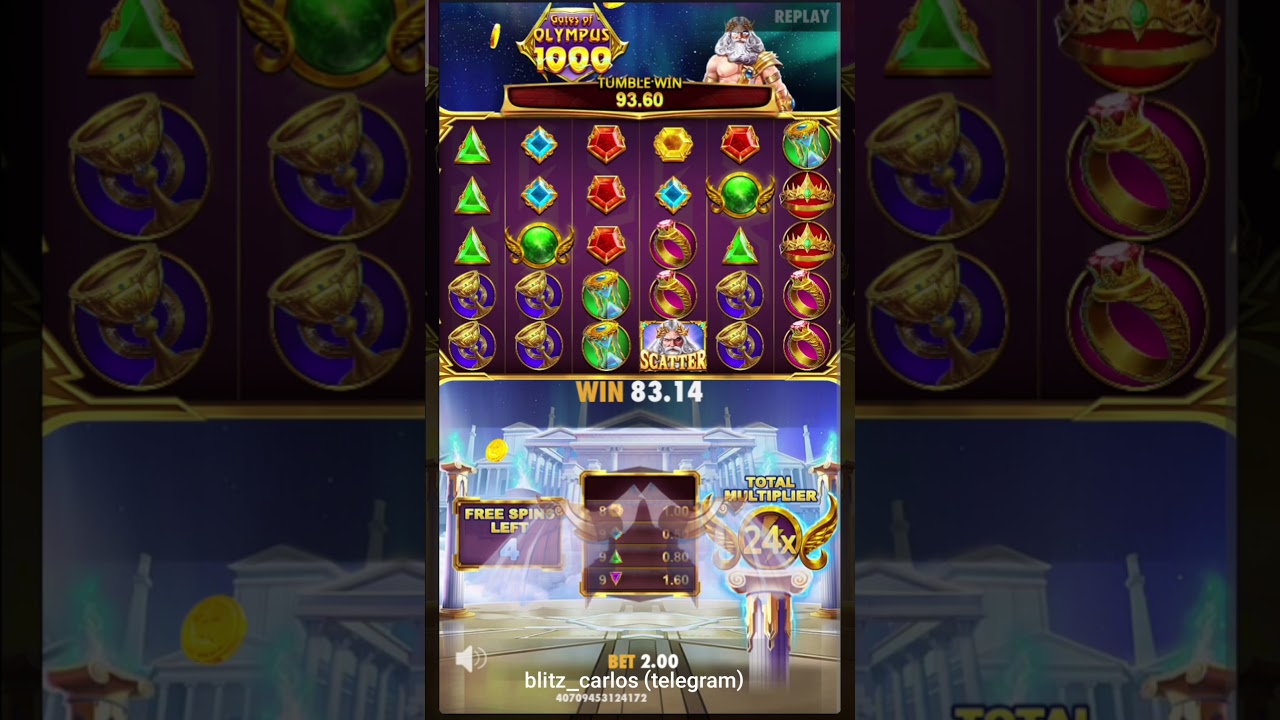 Gates of Olympus 1000 (small bet, big win) #slot #slotbigwin
